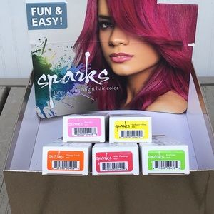 UNICORN haircolor SPARKS lot get all 5 NEW